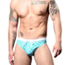 Andrew Christian Viceroy Bikini Aqua White XL Extra Large