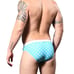 Andrew Christian Viceroy Bikini Aqua White XL Extra Large