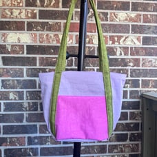 Handmade Water Repellent Nylon Tote Bag Minimalist Shoulder Hobo Purse