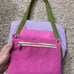 Handmade Water Repellent Nylon Tote Bag Minimalist Shoulder Hobo Purse
