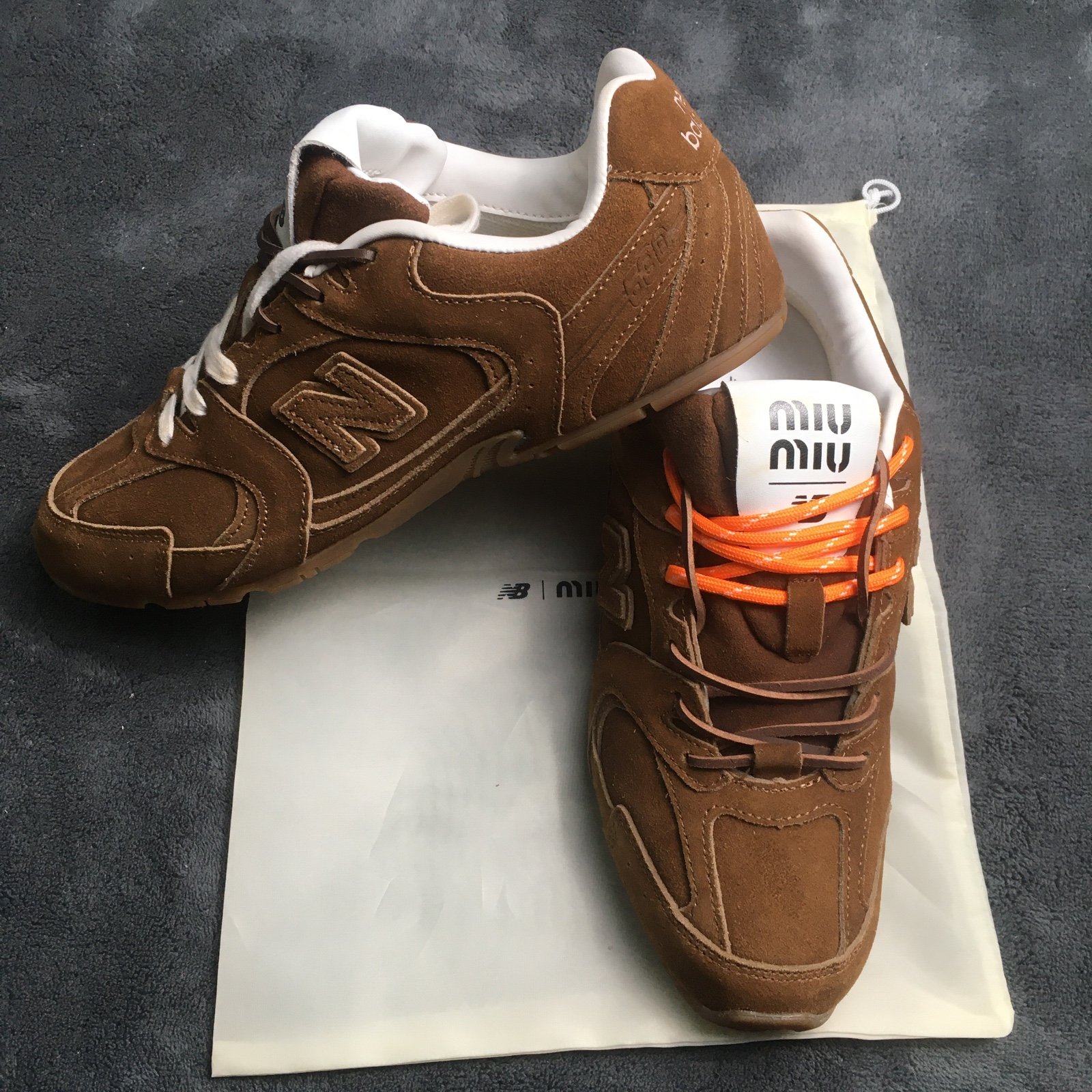 Womens MIU MIU x New balance sneakers