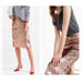 J.Crew Rose Gold Sequin Pencil Skirt F9233 size 2
