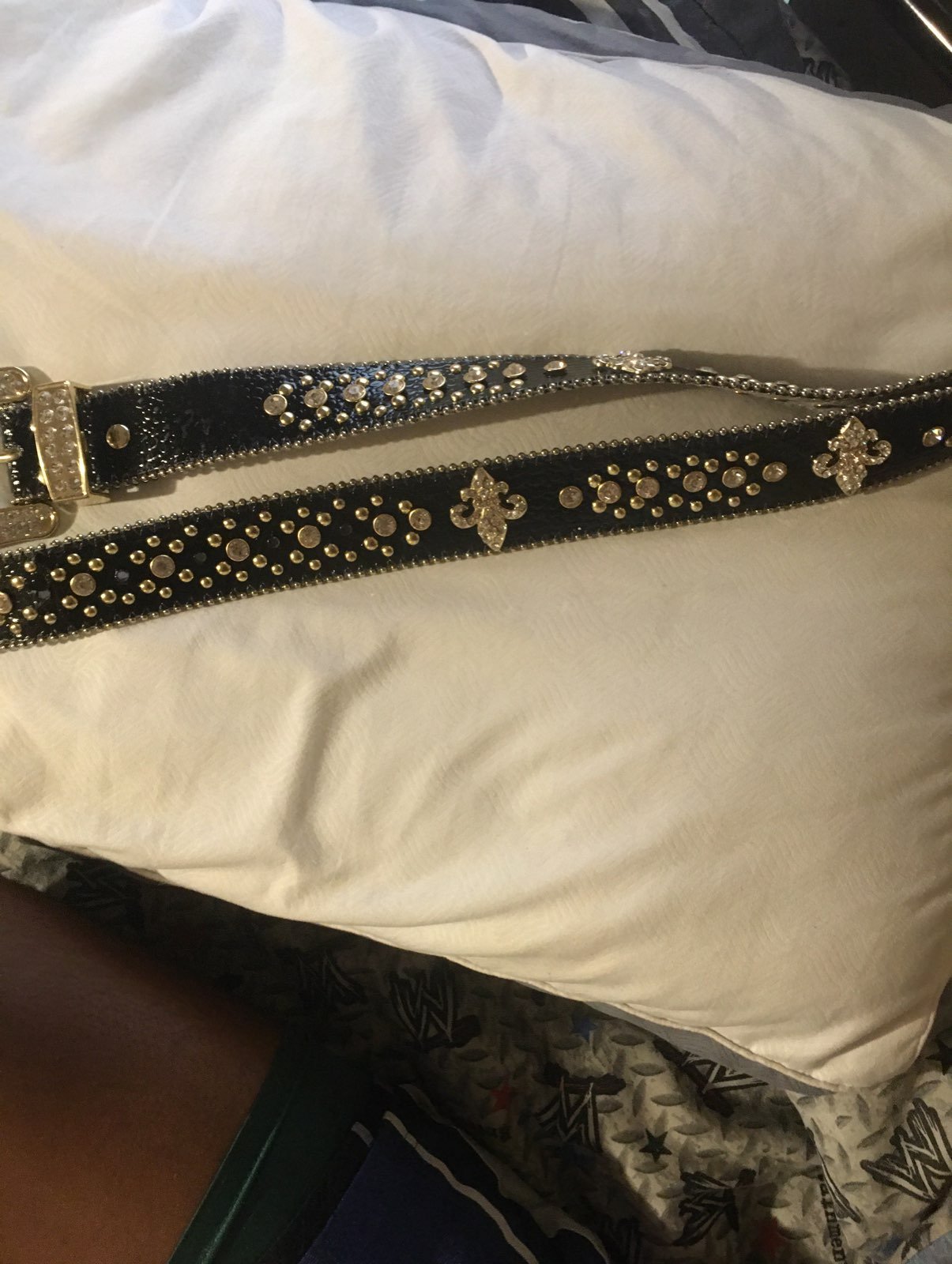 Rhinestone belt