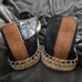 Joy & Mario Black Laser Cut Espadrille Flats Sz 8.5