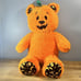 Build A Bear Orange Pumpkin Jack o' Lantern Light Up Plush Halloween