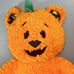Build A Bear Orange Pumpkin Jack o' Lantern Light Up Plush Halloween