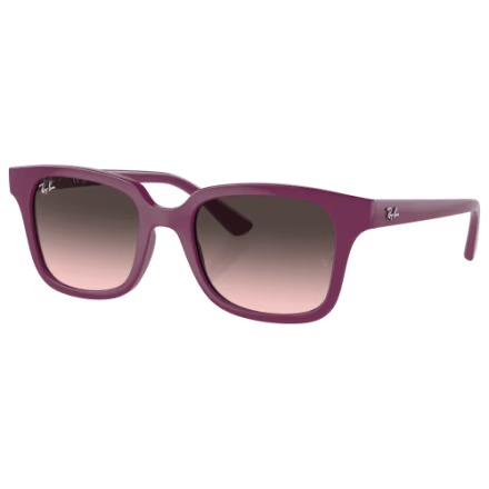 Ray-Ban Jr. RJ9071S Gradient Sunglasses for Kids - Polished Cherry/Pink/Gray Gra