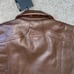 Harley-Davidson Leather Jacket Men's Large Portage Buffalo Hide Brown Biker NWT