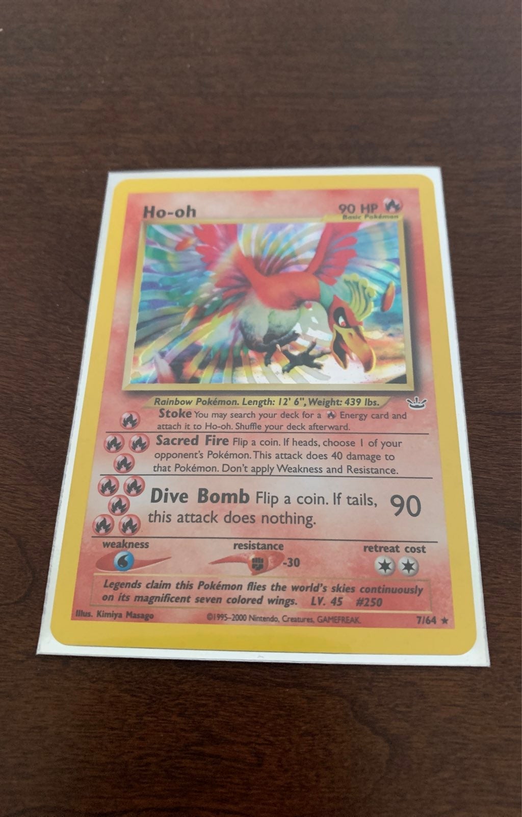 Ho-oh Neo Revelation Holo