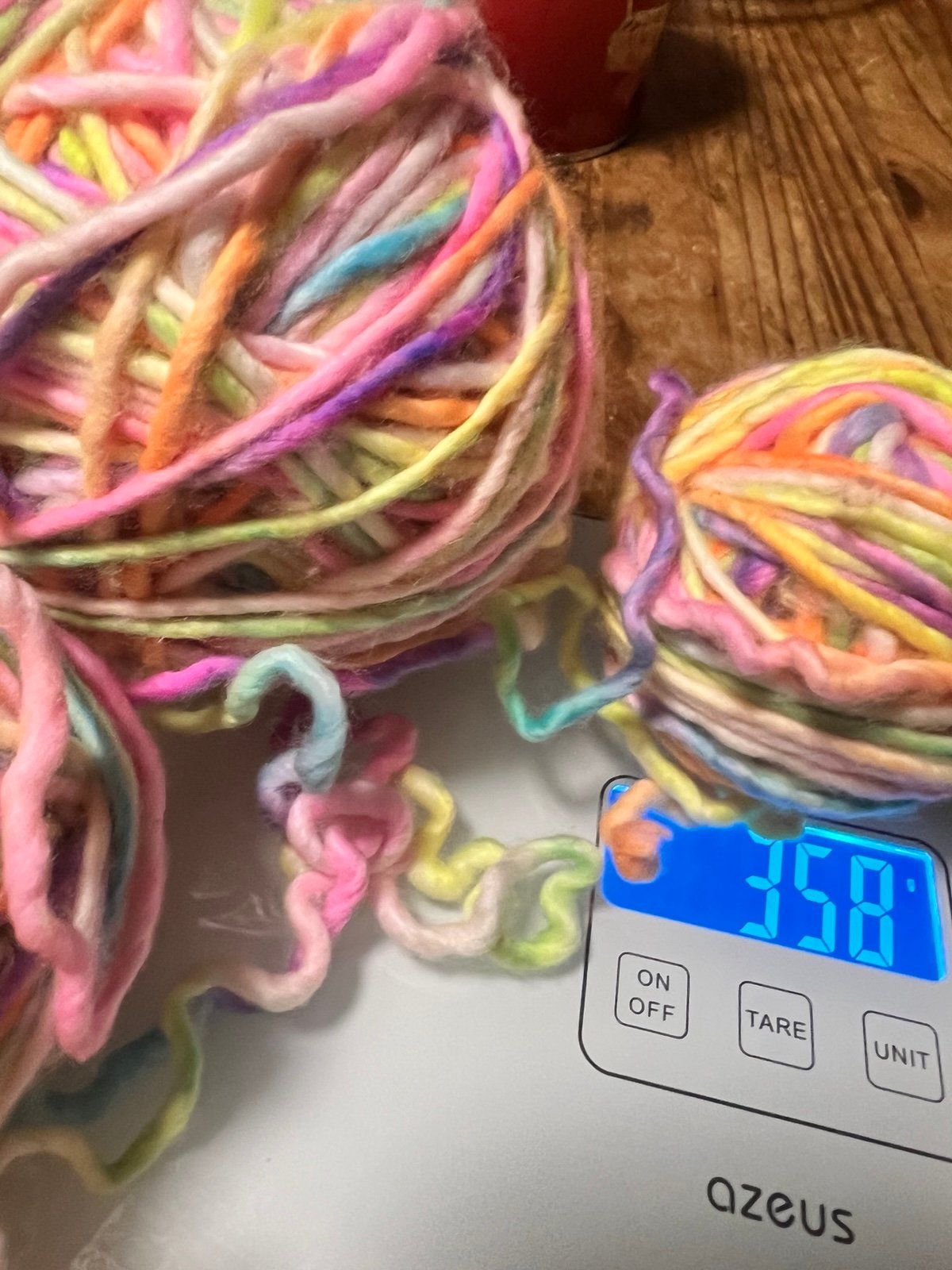 Unicorn Poop Neon Pastel Yarn by Wildflower Yarns