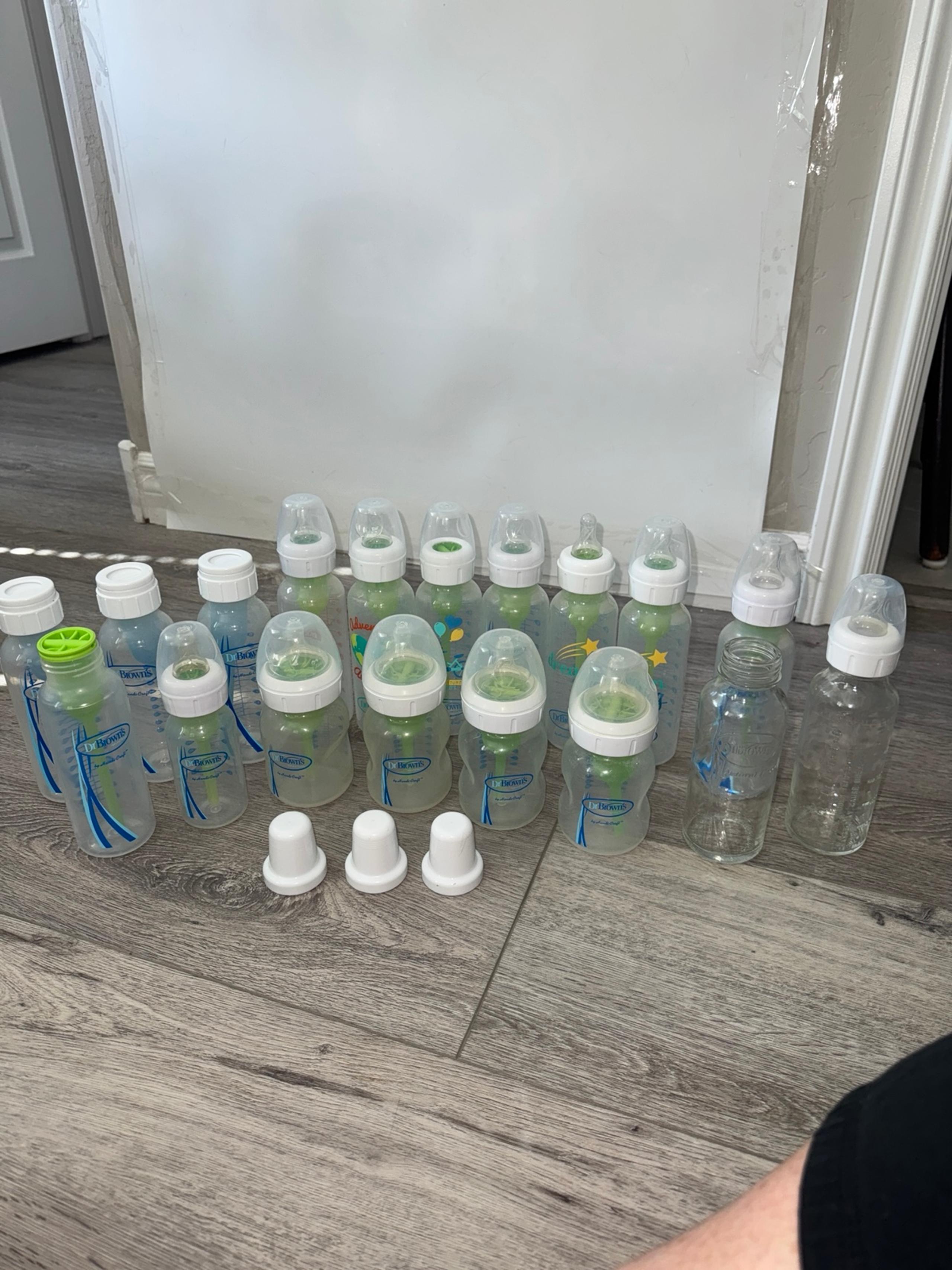Dr. Brown bottles 4oz 5oz 8oz - USED - Lot Mixed Variety & Sizes