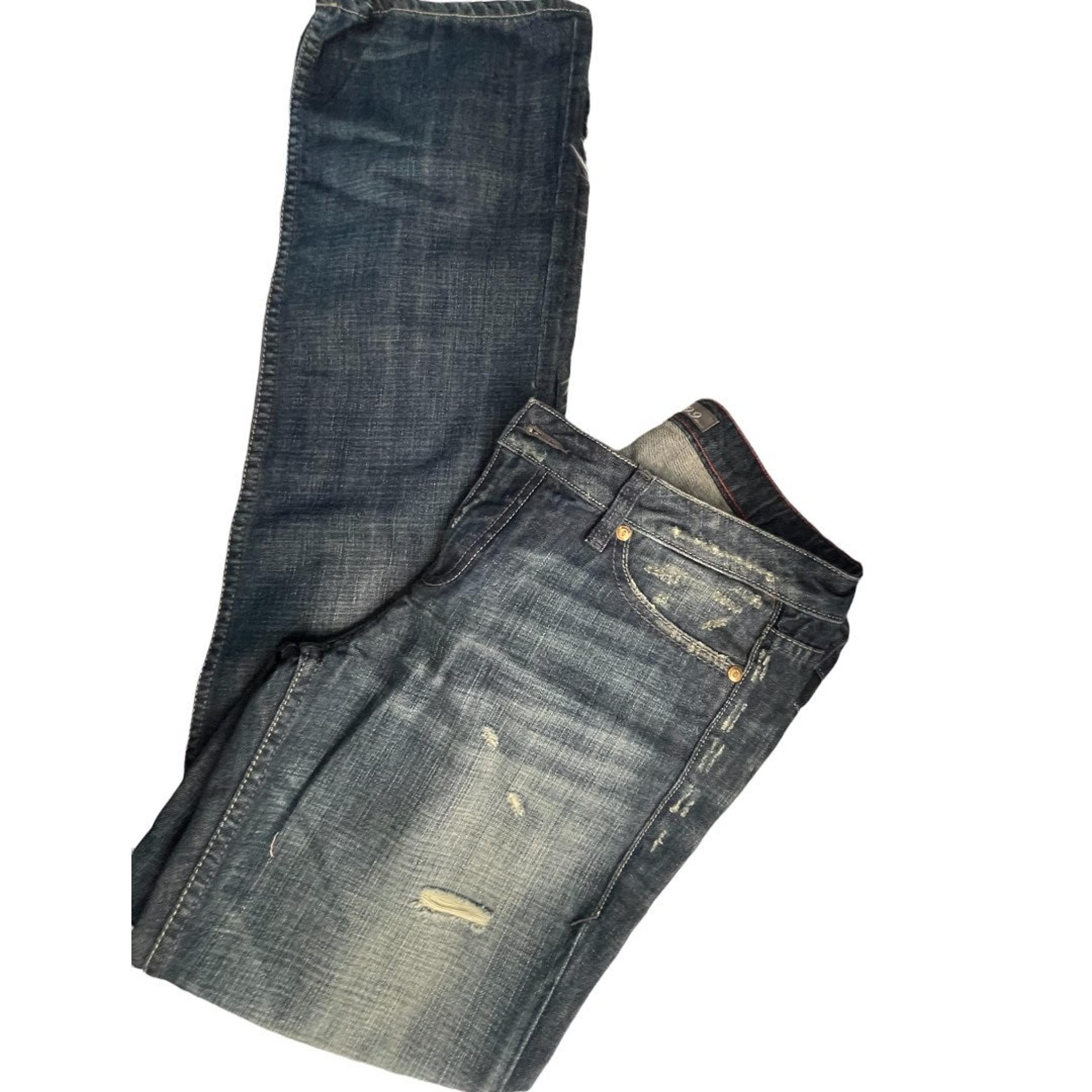 ANTHROPOLOGY LEVEL 99 DISTRESSED STRAIGHT LEG JEANS SIZE 30 NWT