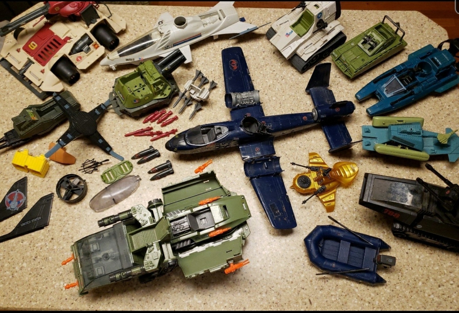 G.I. Joe 1980's Pawtucket, RI - Lot of G.I. Joe and Cobra, plus accessories