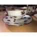 Set Of 6 Vintage Cherry China Brand Post WWII Japan Cups & Saucers w/Gold Trim
