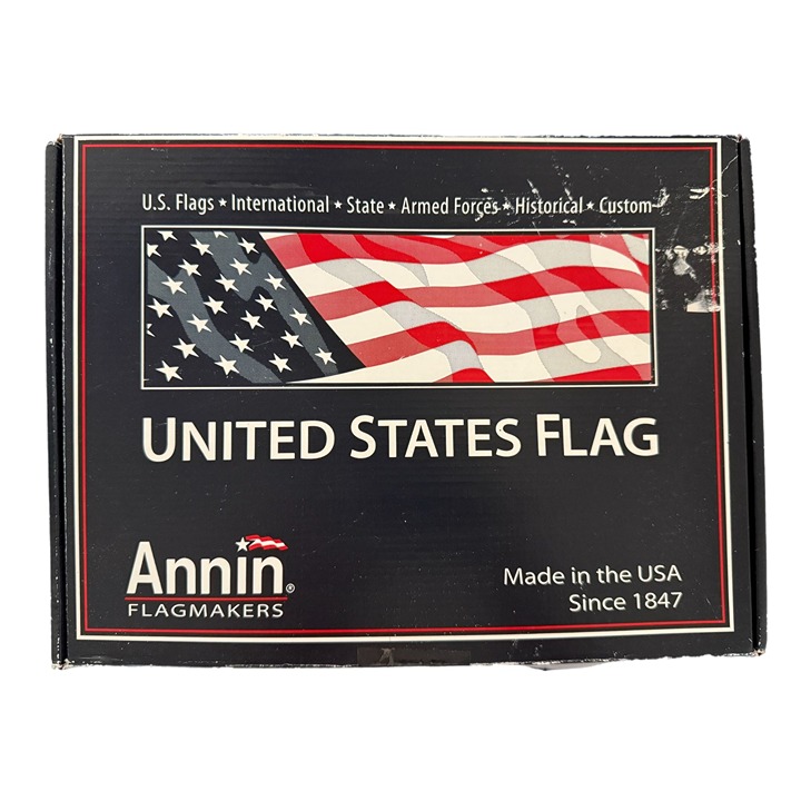 Annin Flagmakers 3x5 Embroidered Stars Brass Grommets American Flag USA NEW