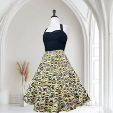 Anthropologie Girls From Savoy Vintage Inspired Halter Dress Size 8
