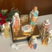 Home interiors vintage 5260 Porcelain Figurines Christmas Nativity Set