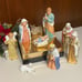 Home interiors vintage 5260 Porcelain Figurines Christmas Nativity Set