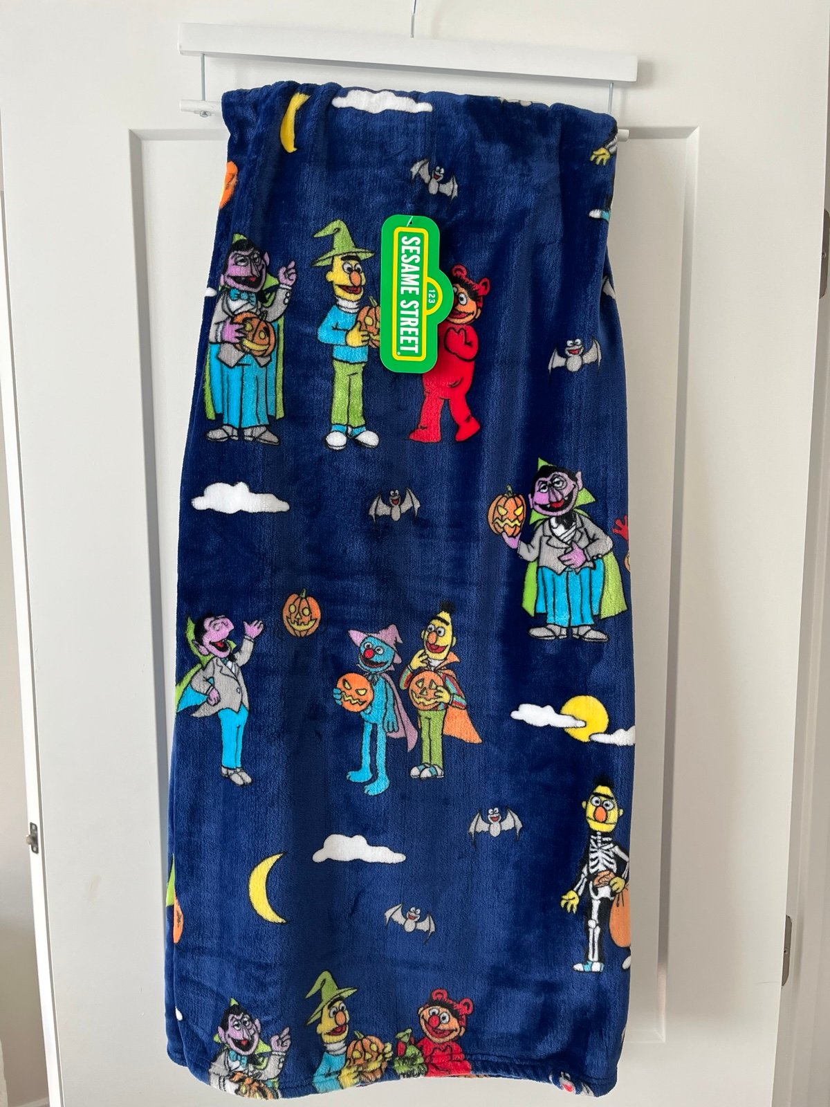 Sesame Street Halloween Throw Blanket