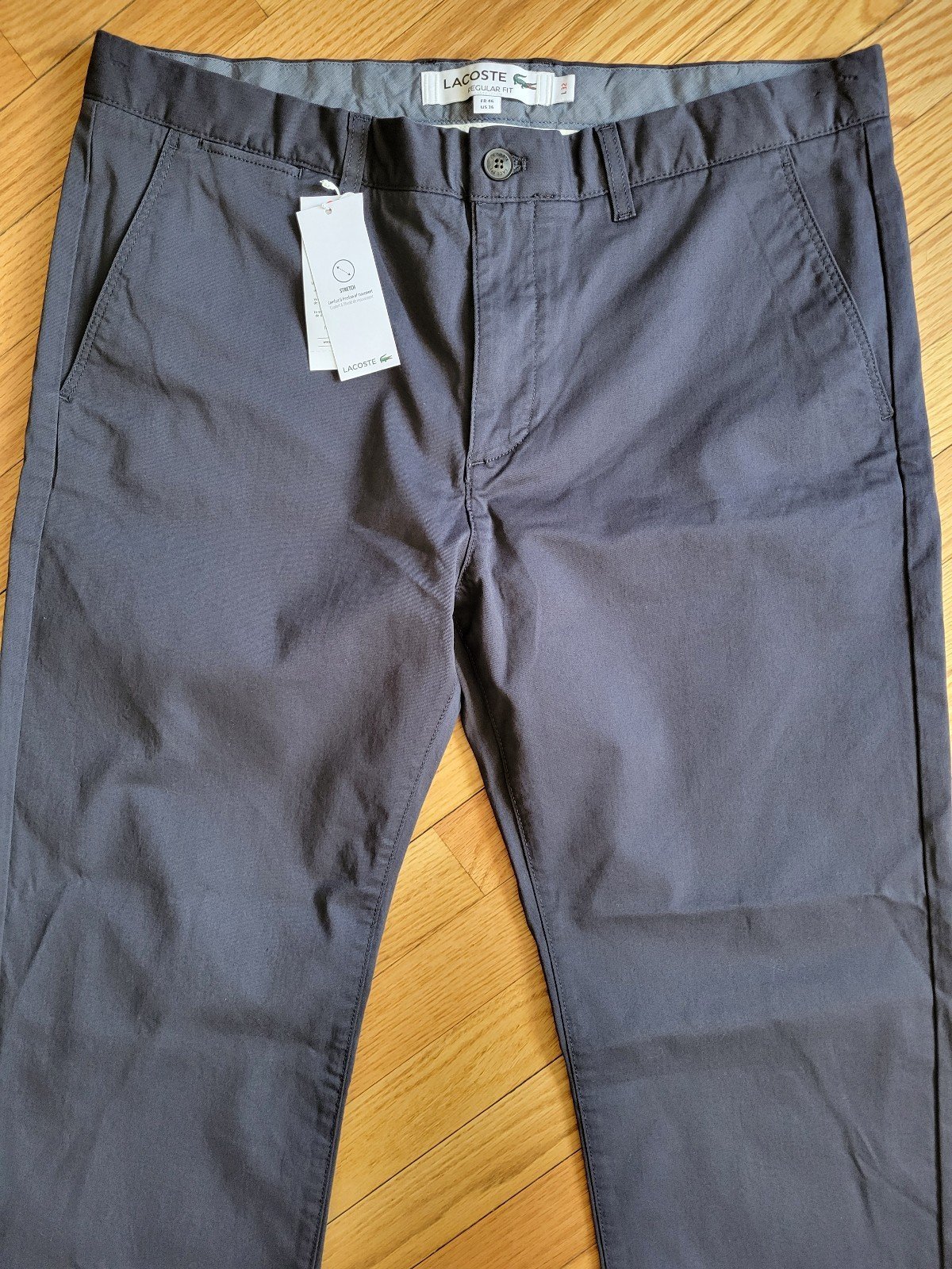 Lacoste Men's Stretch Garbadine Chino Regular Fit Pants