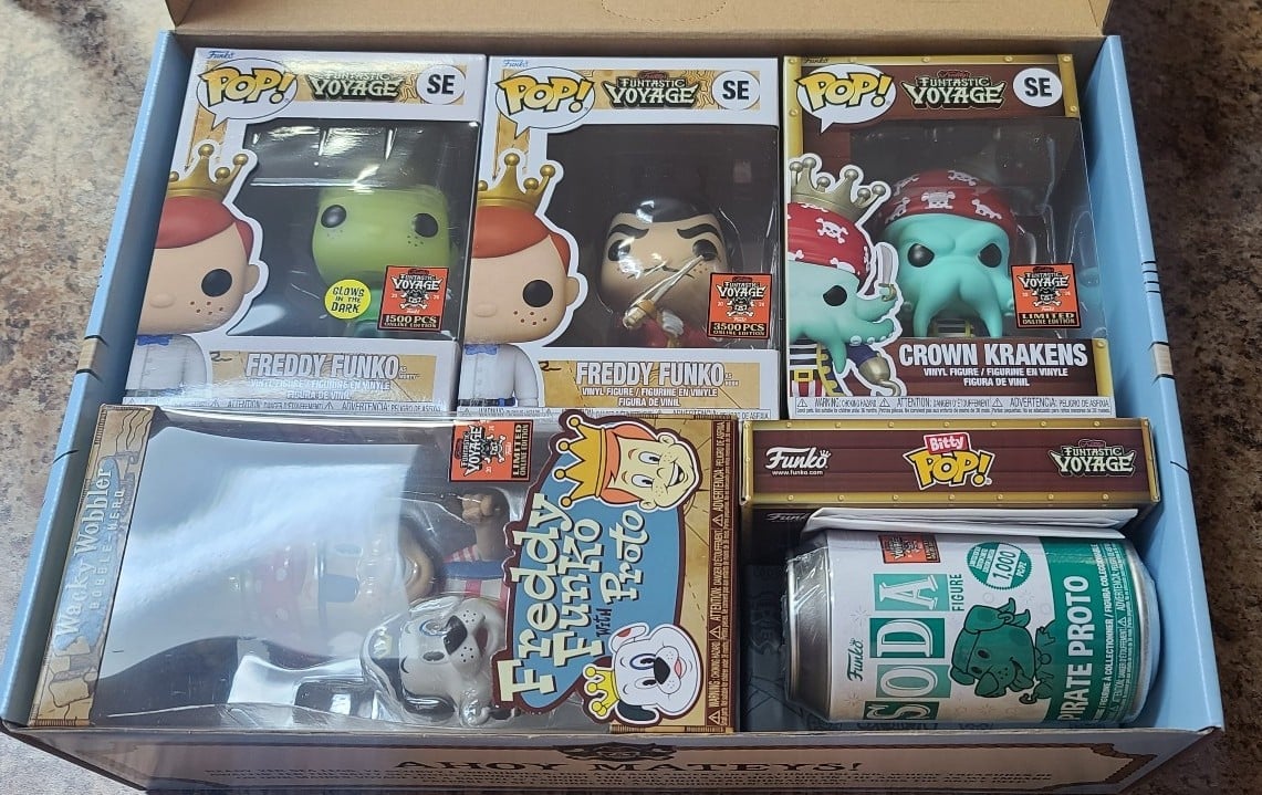 2024 Box of Fun Online Edition, 1500 pc GITD Freddy Funko Morty