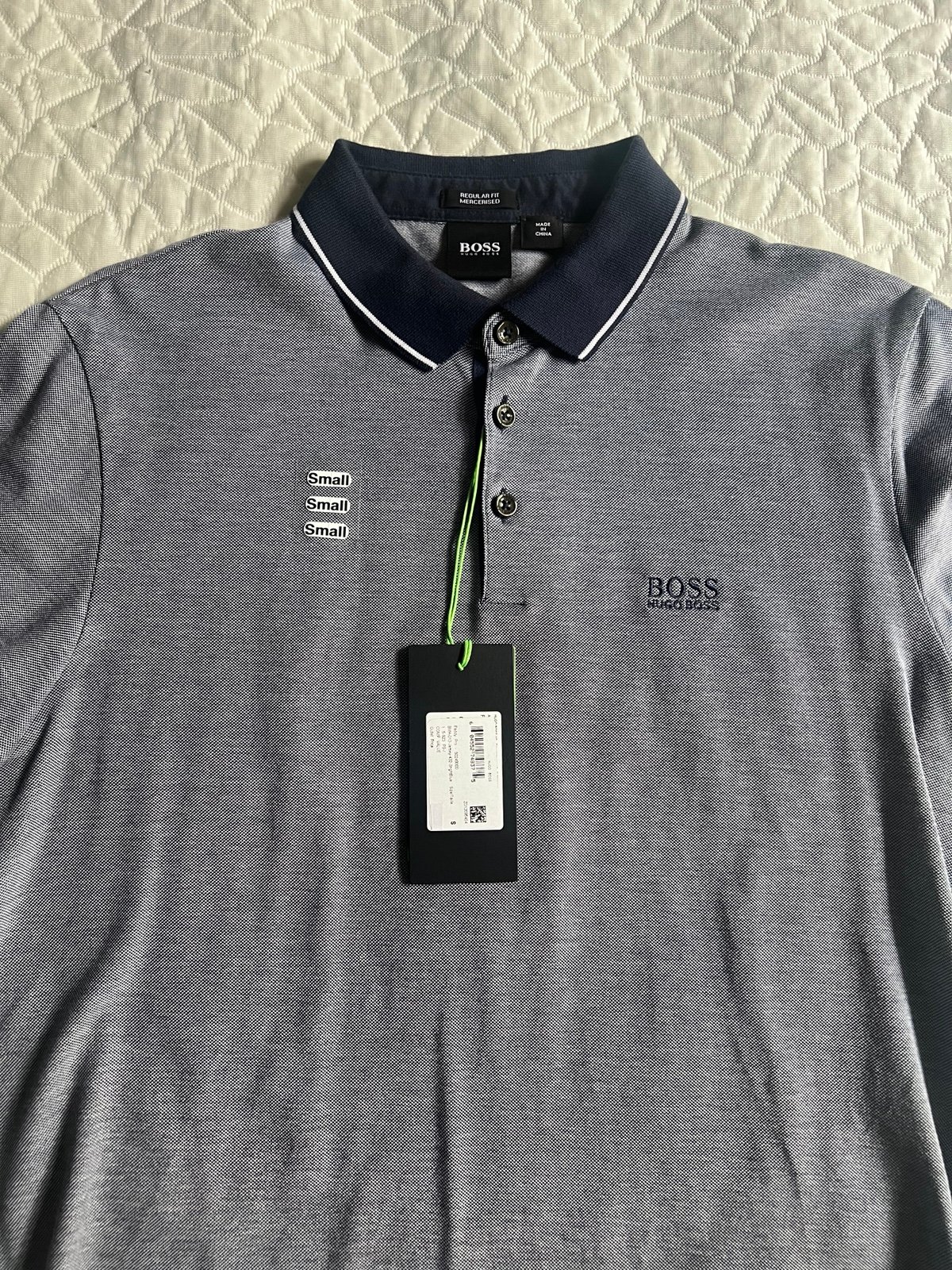 Hugo Boss Polo Men Small Blue Shirt