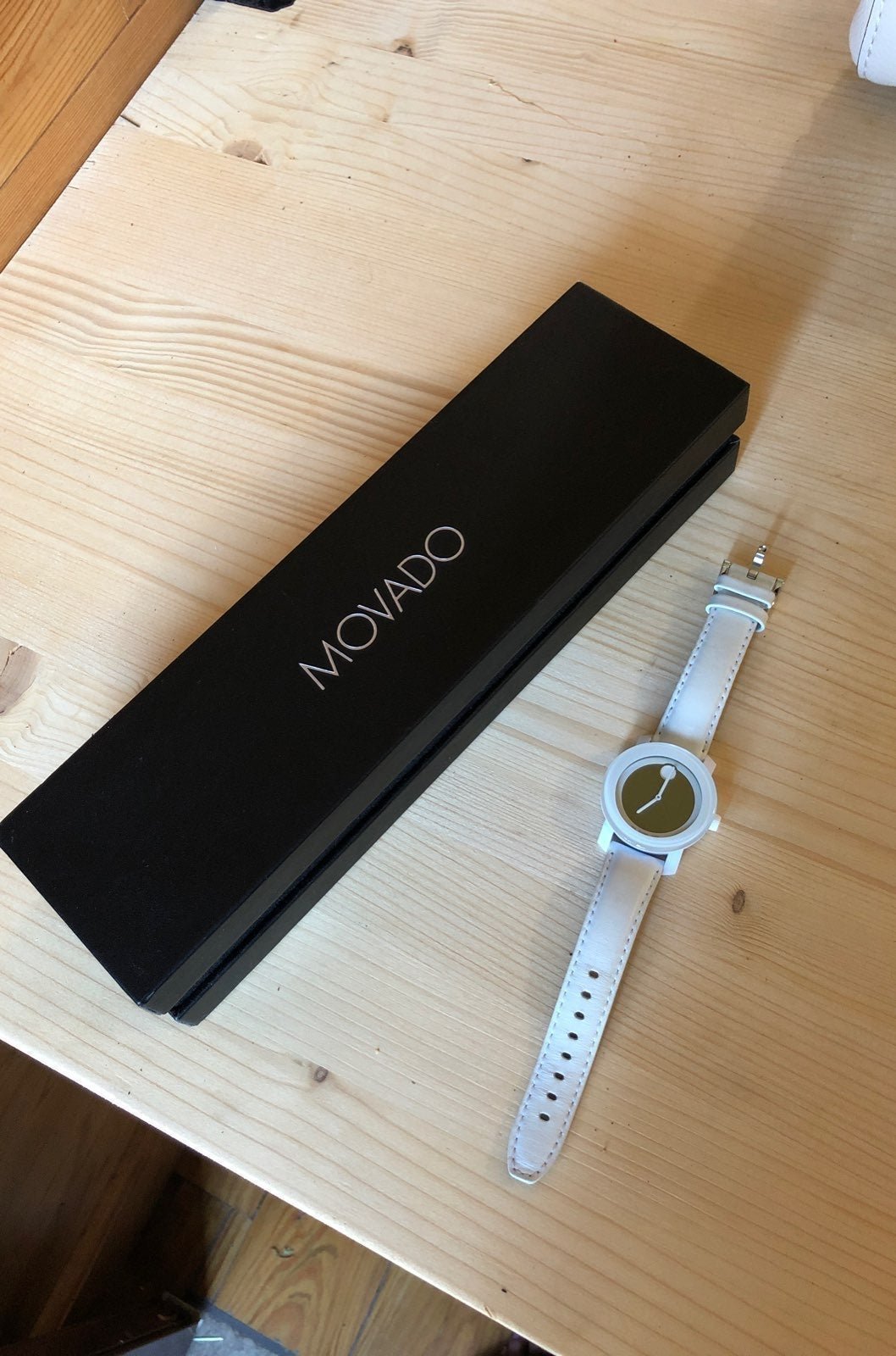 White Movado Bold Watch for Women