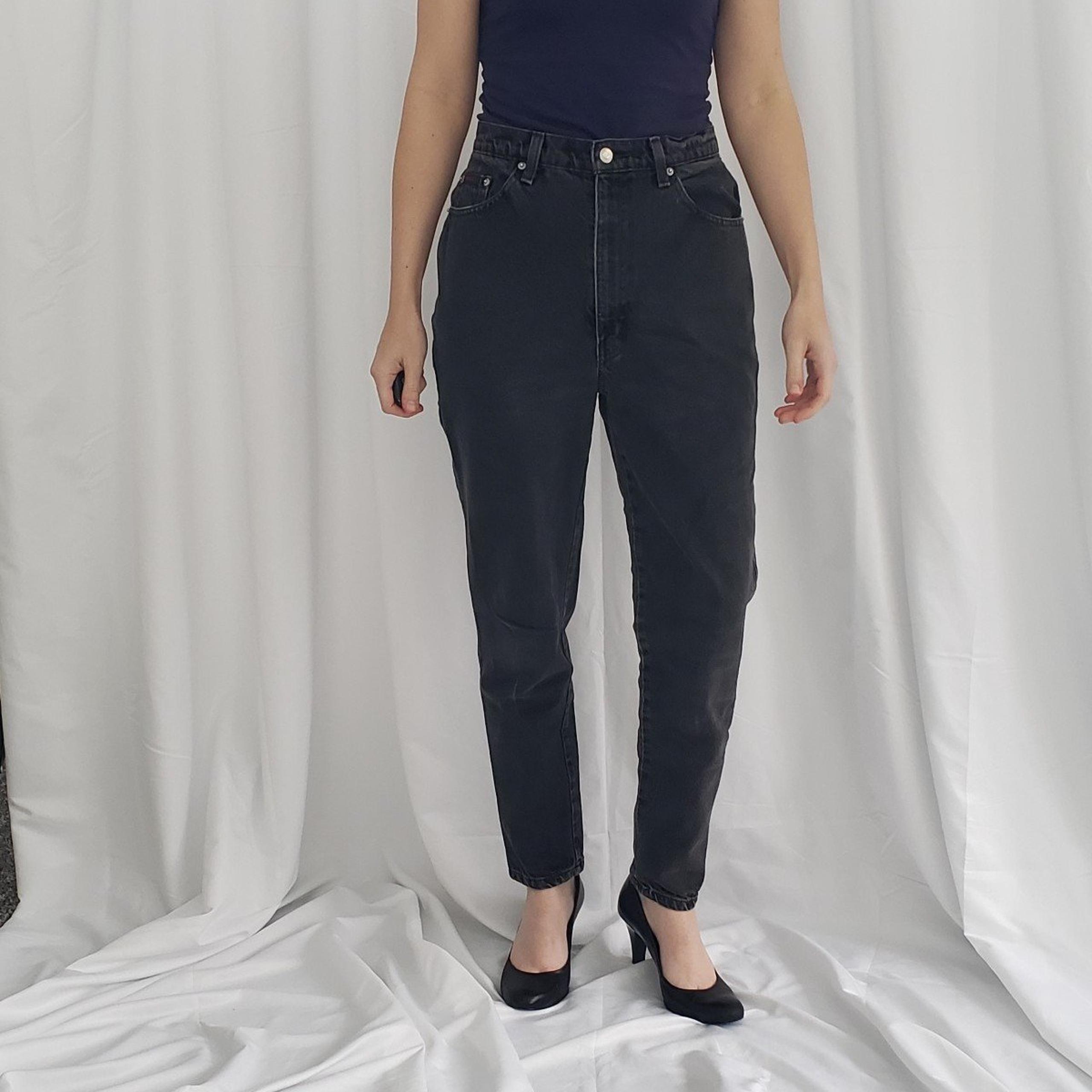 80s/90s Sasson Black High Rise Jeans