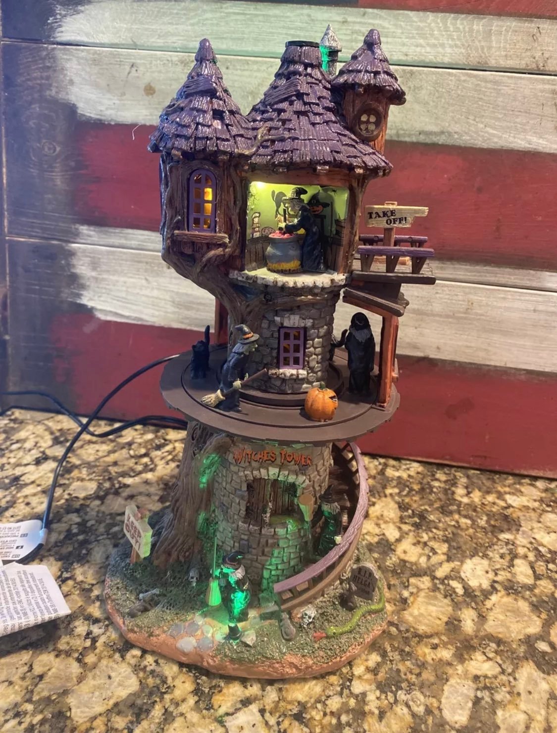 lemax spooky town witches tower-read