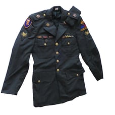 US ARMY 2nd ARMORED DIVISION Hell On Wheels Dress Suit Top