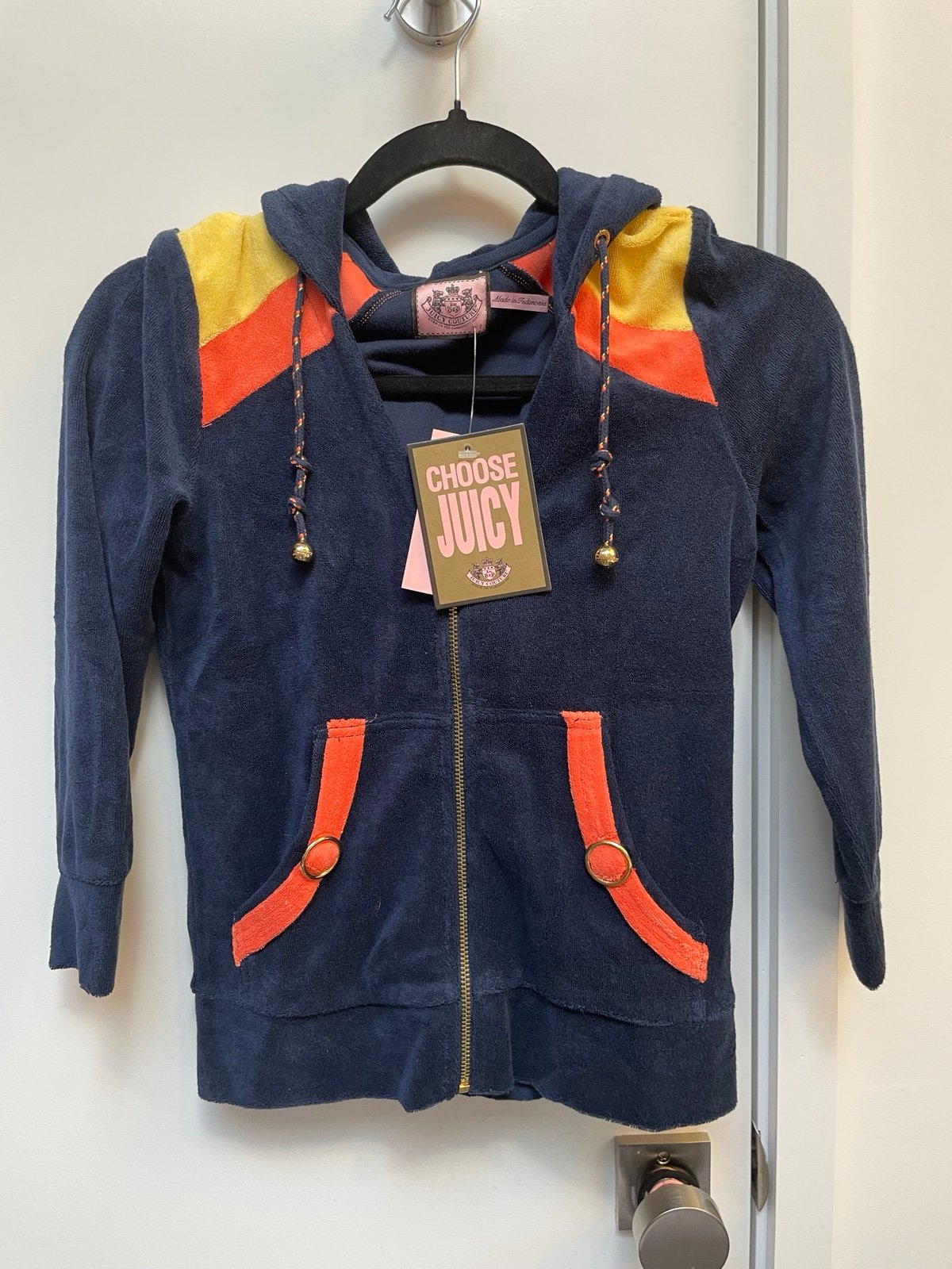 NWT Vintage Juicy Couture Hooded Track Jacket Size P