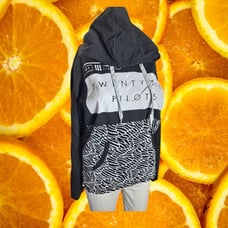 Hotcial Men's Black TWENTY ØNE PILØTS Pullover Hooded Sweatshirt Size S