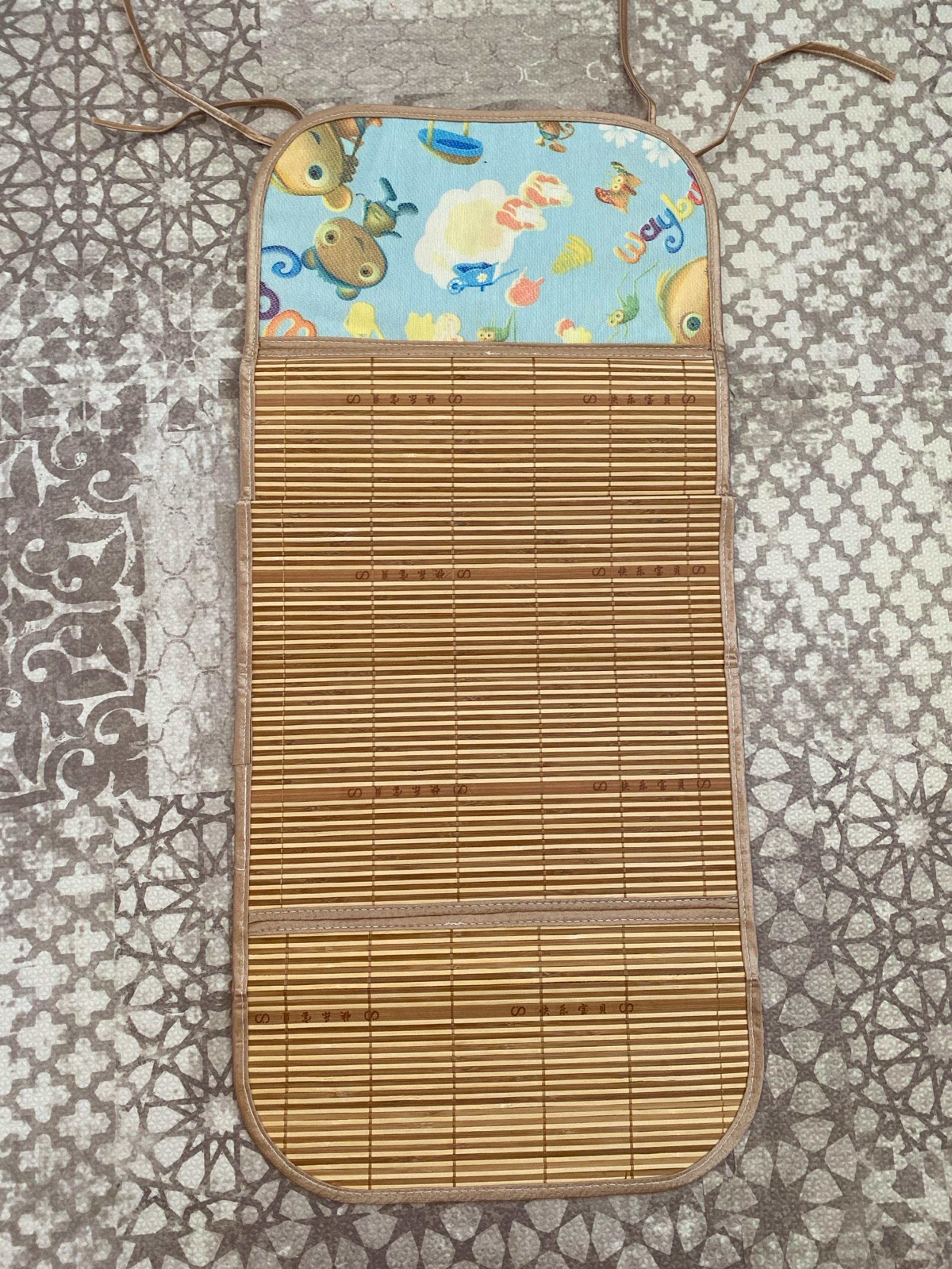 Bamboo baby portable changing mat pad
