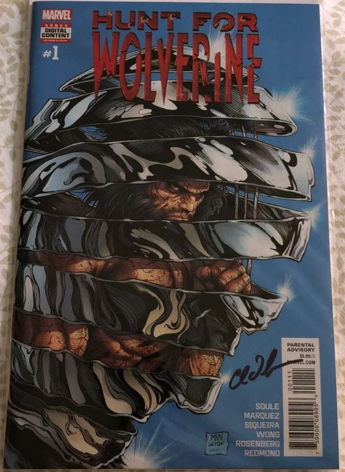 Hunt for Wolverine #1 signed w COA