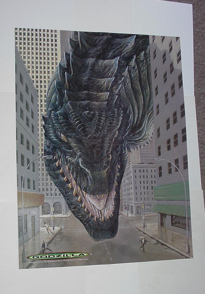 Godzilla Poster # 3 In The City Frank Ordaz Art