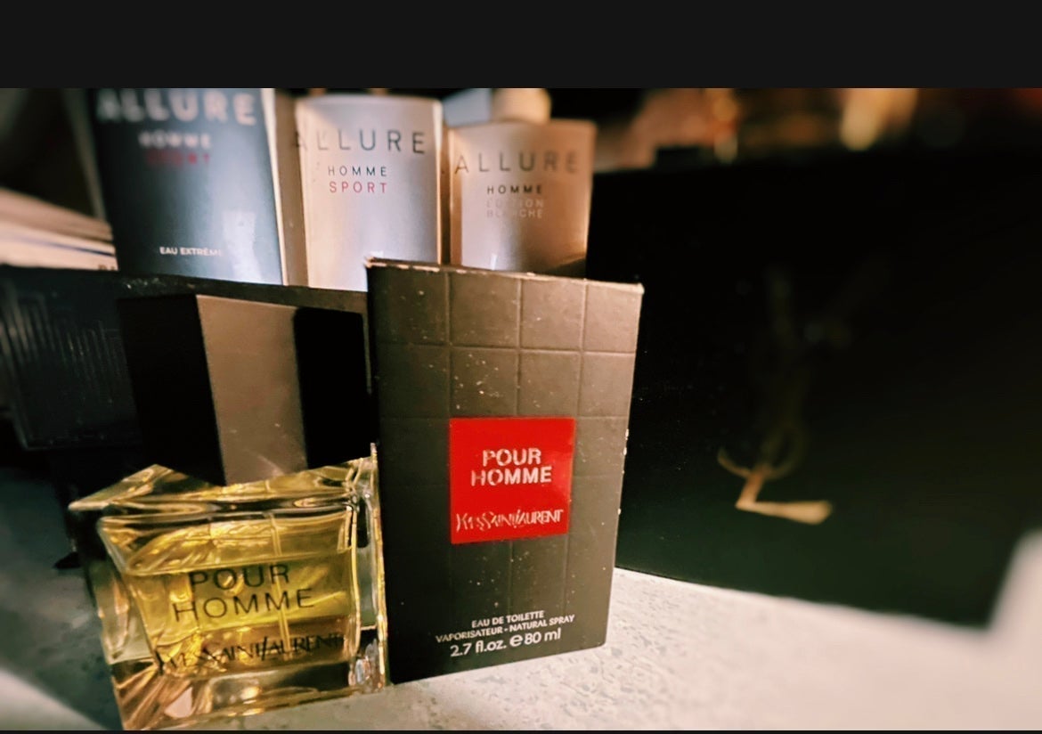 YEVES SAINT LAURENT POUR HOMME Eau De Toilette 2.7FL Oz. e80ml Vintage Rare