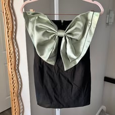 Anthropologie Eva Franco Bow-Tie Mini Dress 0 petite