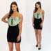 Anthropologie Eva Franco Bow-Tie Mini Dress 0 petite