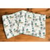 Margaritaville Quilted Pocket Valances Parrots Bamboo Tropical Palm Trees Beachy