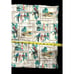 Margaritaville Quilted Pocket Valances Parrots Bamboo Tropical Palm Trees Beachy