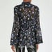 3.1 PHILLIP LIM Floral Silk Chiffon Shirt Top