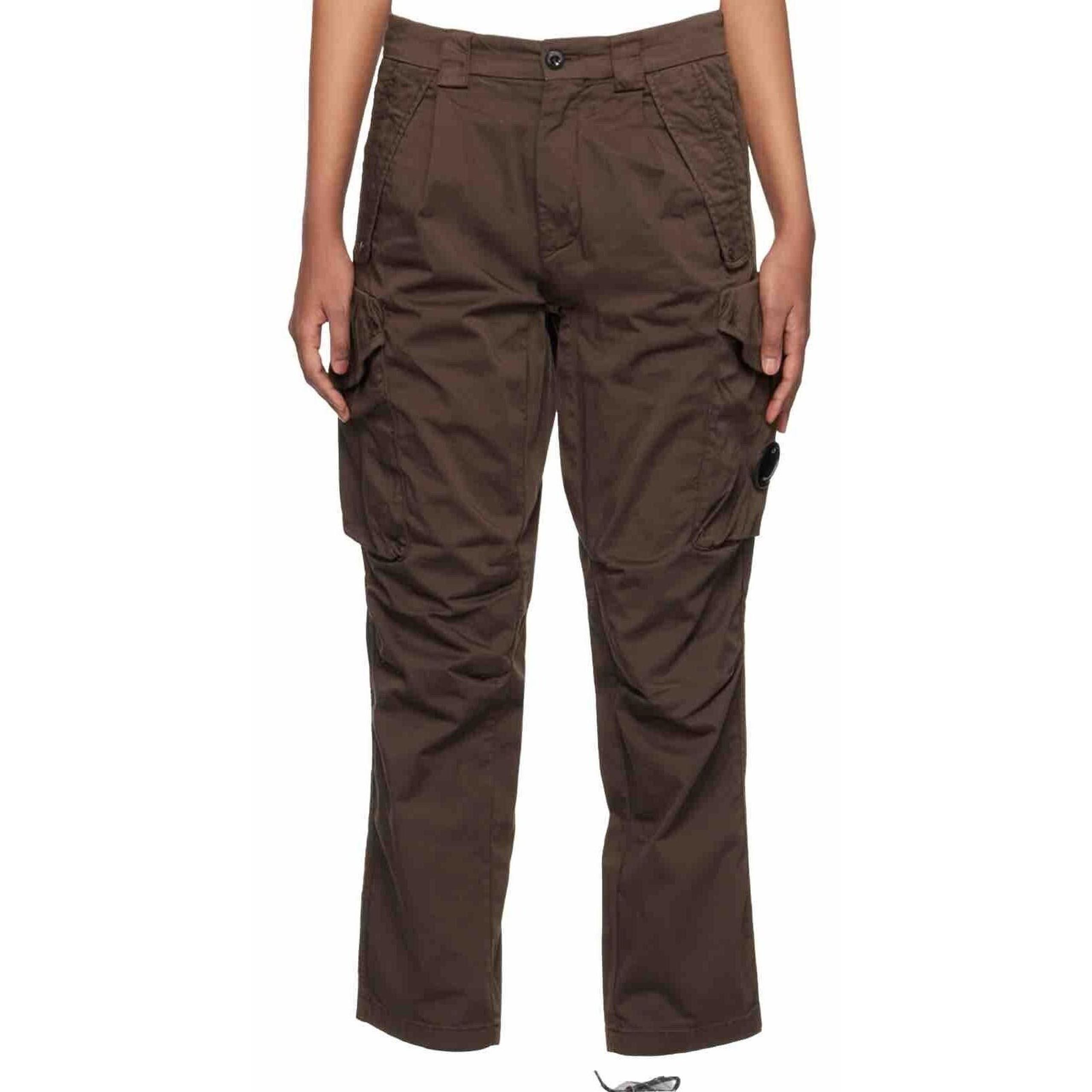 CP COMPANY Ergonomic Fit Cargo Lens Trousers Pants Men Size 50 (Large) Brown New