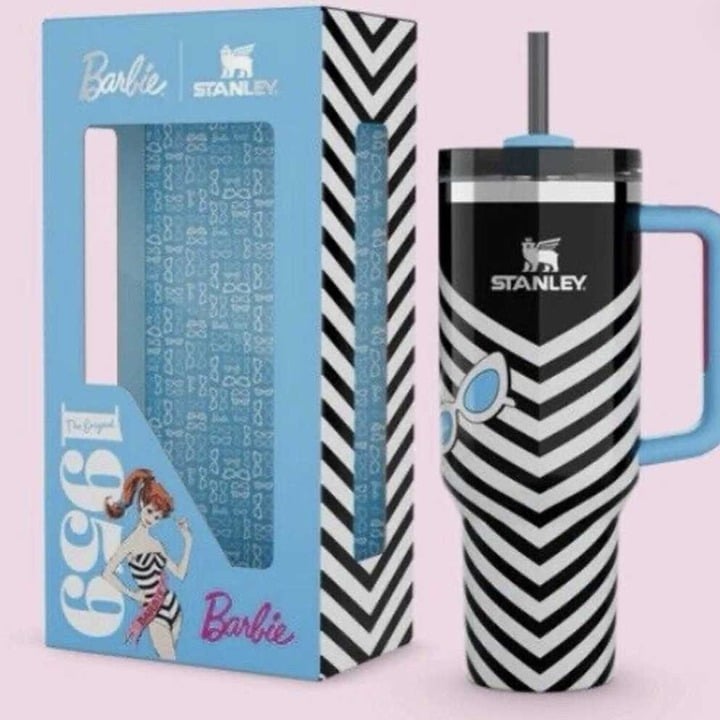 Barbie X Stanley Tumbler 1959 Original 40 Oz Quencher New!!! Limited Edition