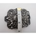 Vintage 1974 Bergamot Brass works Western Belt Buckle Silver Horse