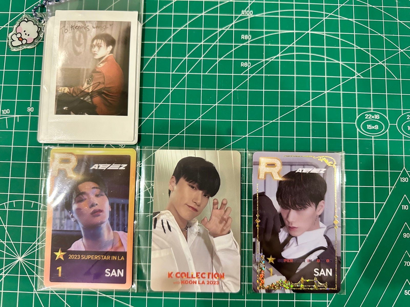 Ateez Choi San Superstar LA UK Kcon Set