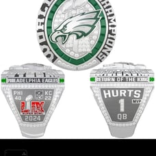 2025 Philadelphia Eagles Jalen Hurts SB Champions Ring size 10