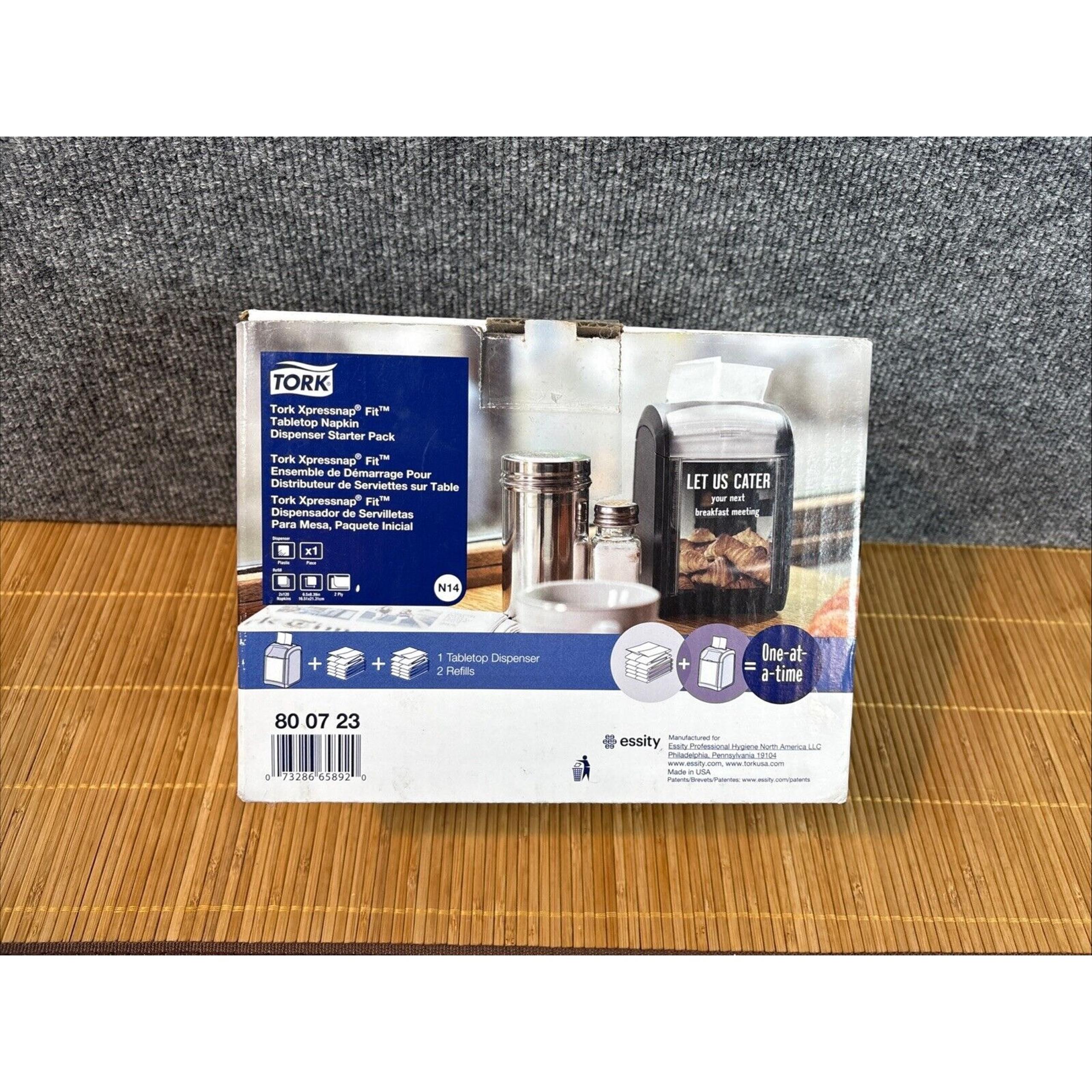 Tork Xpressnap Fit White Dispenser Napkin N14 2-ply 36 packs x 120 napkins DX...
