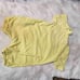 Moschino Baby Yellow Teddy Bear Graphic Onesie Unisex Short Sleeve 3- 6 Months