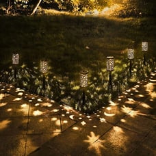 Star Lantern (6 Pack) Solar Lantern Lights, Solar Garden lights, Outdoor