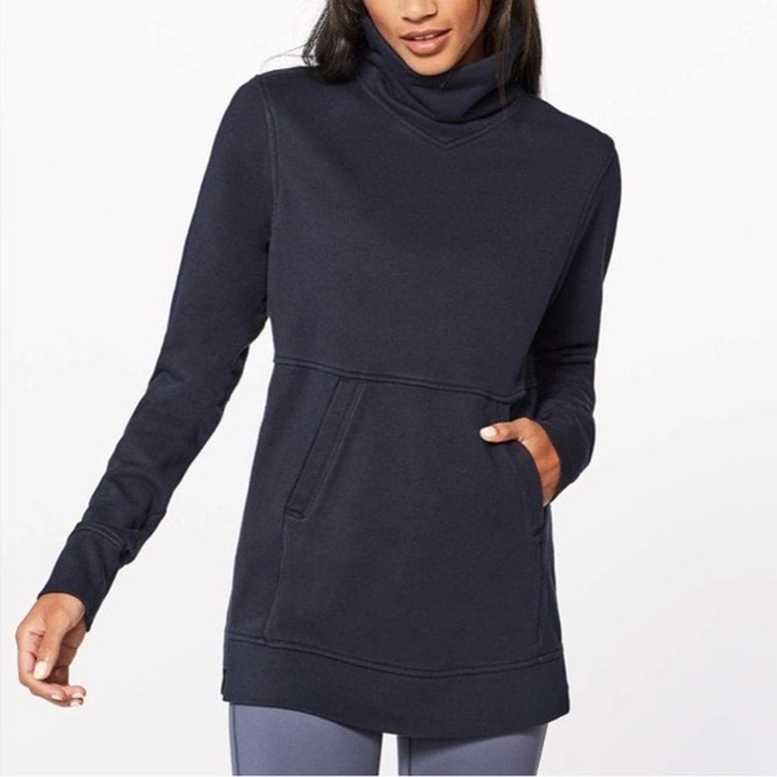 Lululemon Press Pause Pullover Midnight Navy Size 4